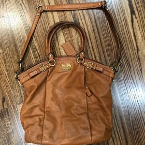 Coach Madison Leather Lindsey Satchel